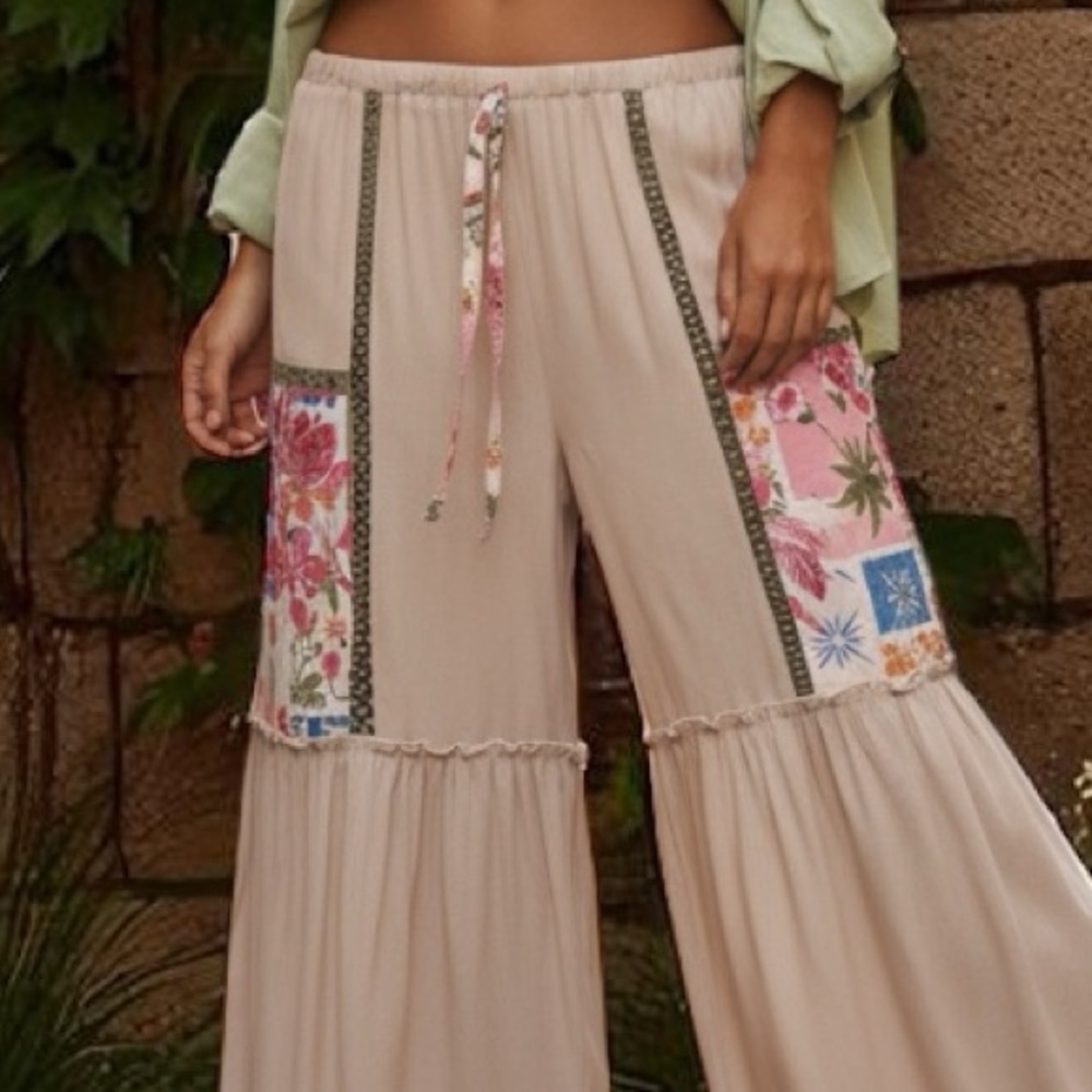 NWT Bohemela Wide Leg Pants - Picture 5 of 7